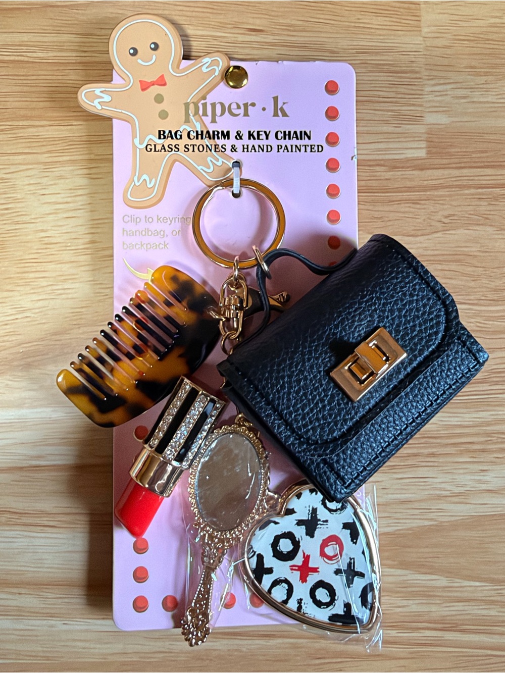 Piper K Mini Purse Bag Charm/Key Chain